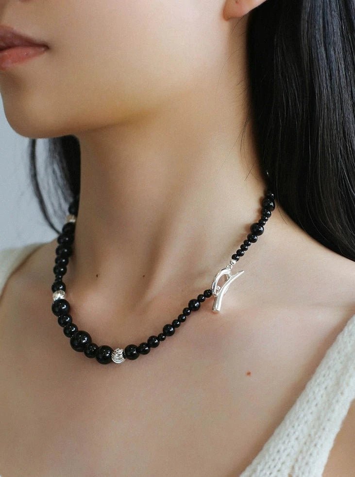 Mystical Black Onyx Necklace - floysun