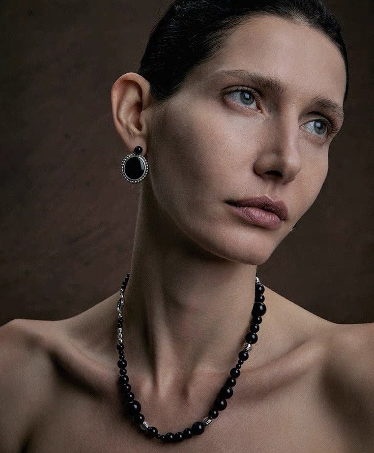 Mystical Black Onyx Necklace - floysun