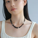 Mystical Black Onyx Necklace - floysun