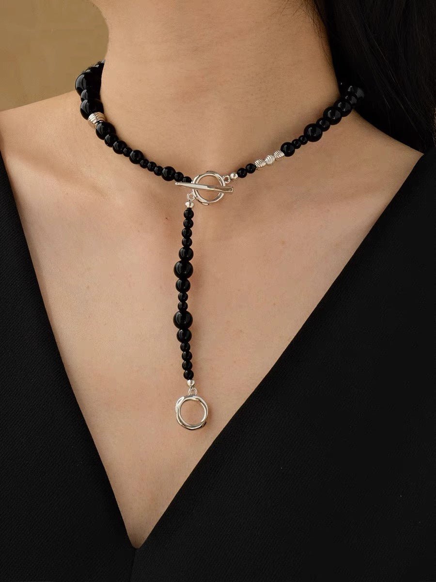 Mystical Black Onyx Necklace - floysun