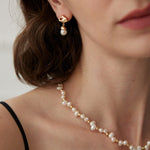 Natural Pearl Queen Engraved Pendants Necklaces - floysun