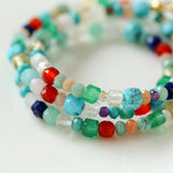 Multicolor Gemstone Beaded Necklace
