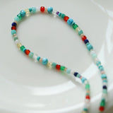 Multicolor Gemstone Beaded Necklace