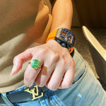 Neon Green Paraiba Glow Ring - floysun