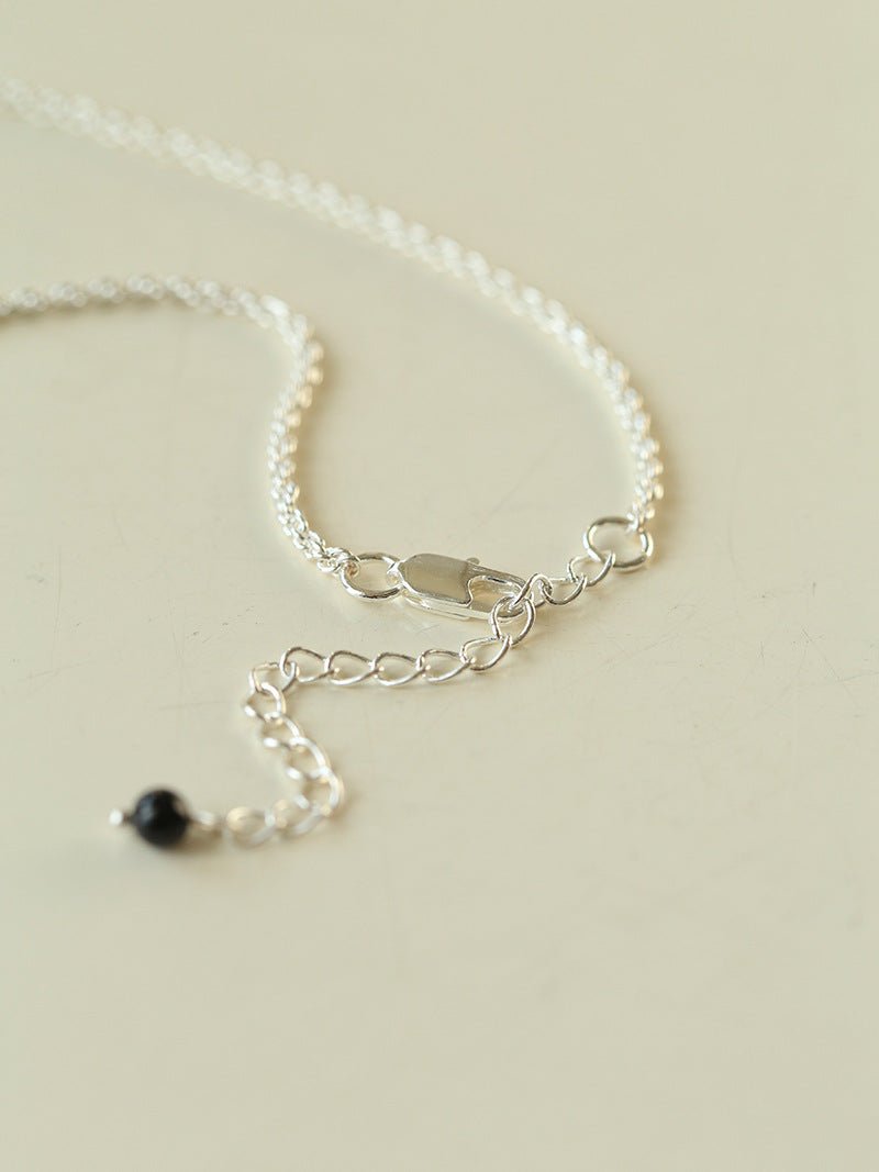 New Chinese Style Agate Peace Knot Pendant Necklace - floysun