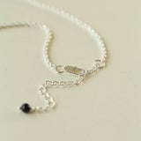 New Chinese Style Agate Peace Knot Pendant Necklace - floysun
