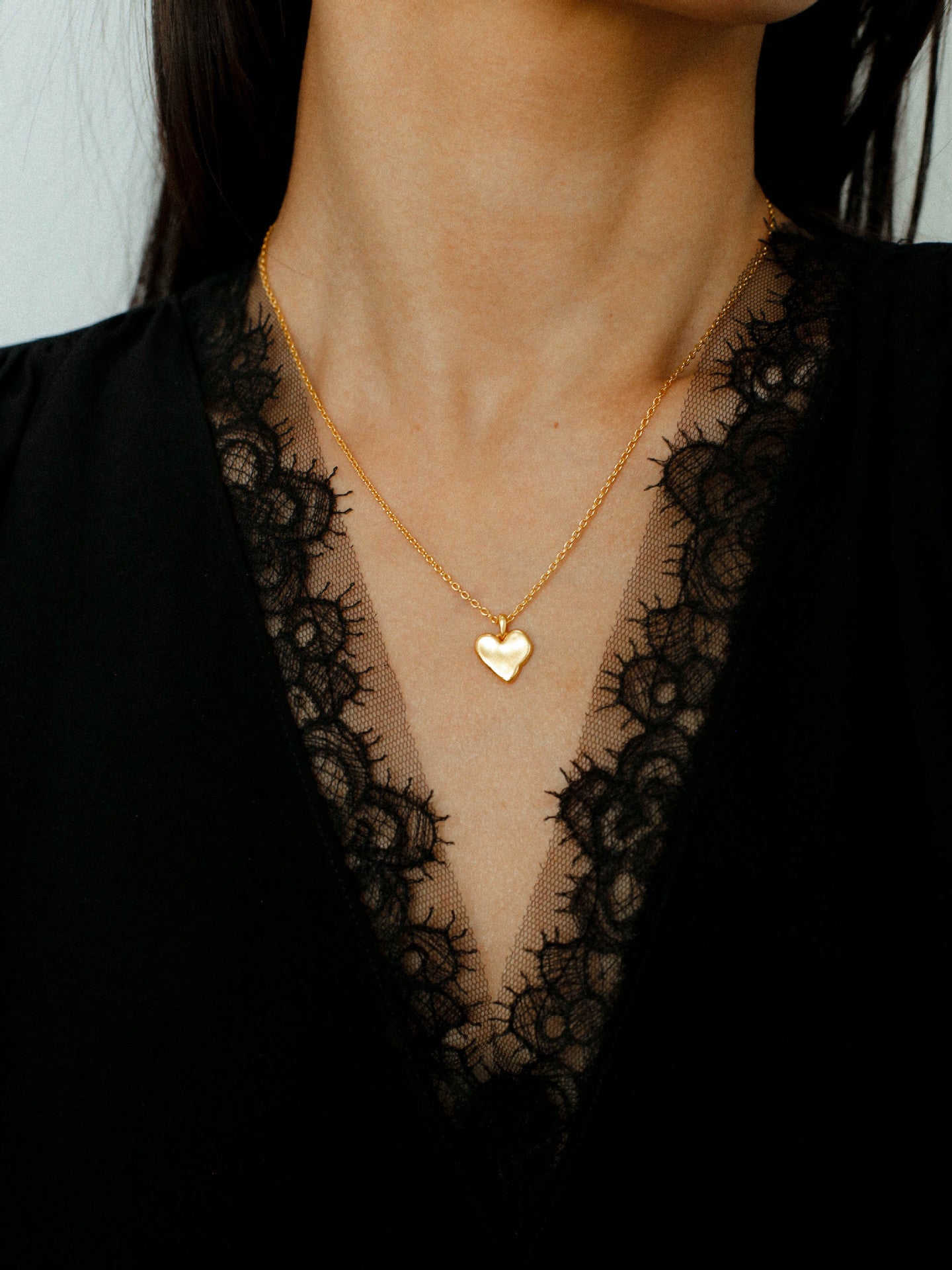 New Heart Series Compass Grass Heart Necklace - floysun