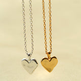 New Heart Series Compass Grass Heart Necklace - floysun