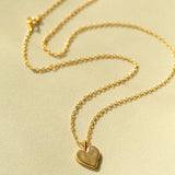 New Heart Series Compass Grass Heart Necklace - floysun