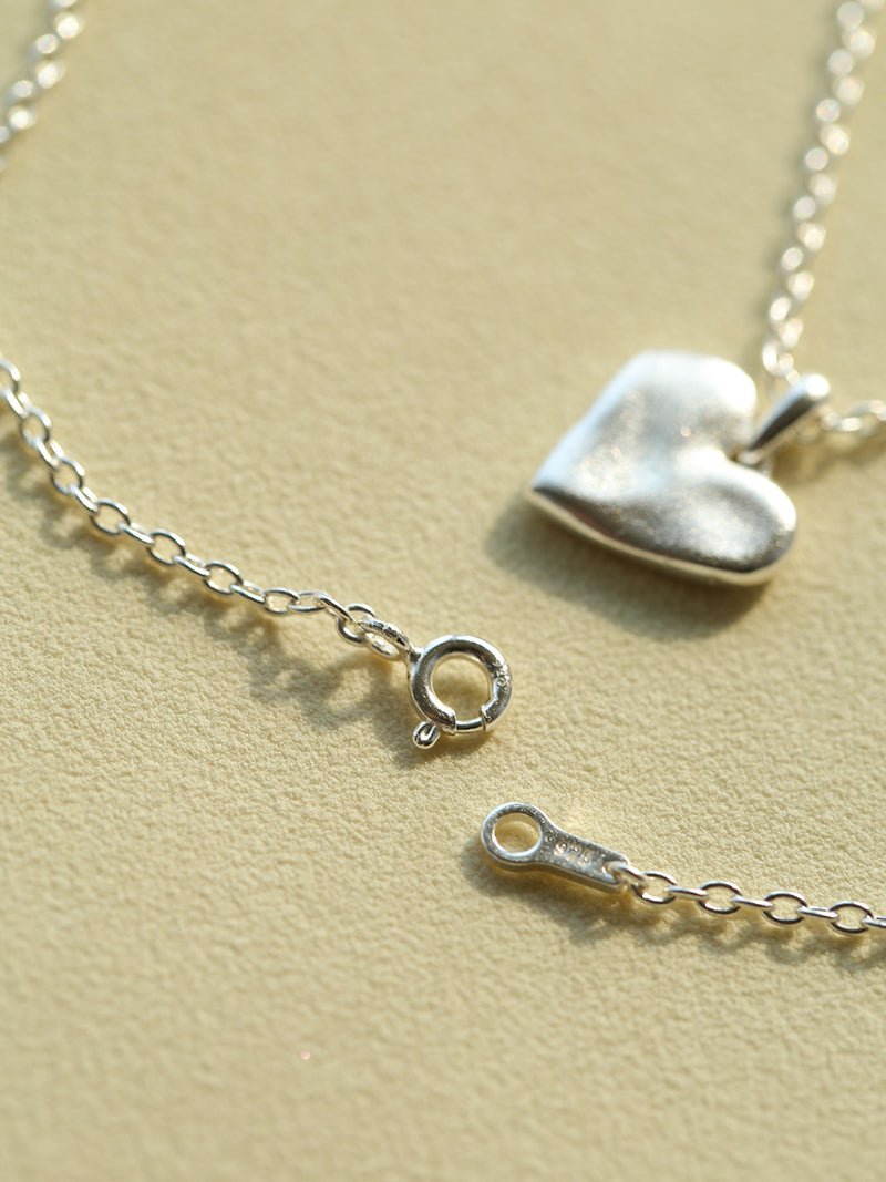 New Heart Series Compass Grass Heart Necklace - floysun