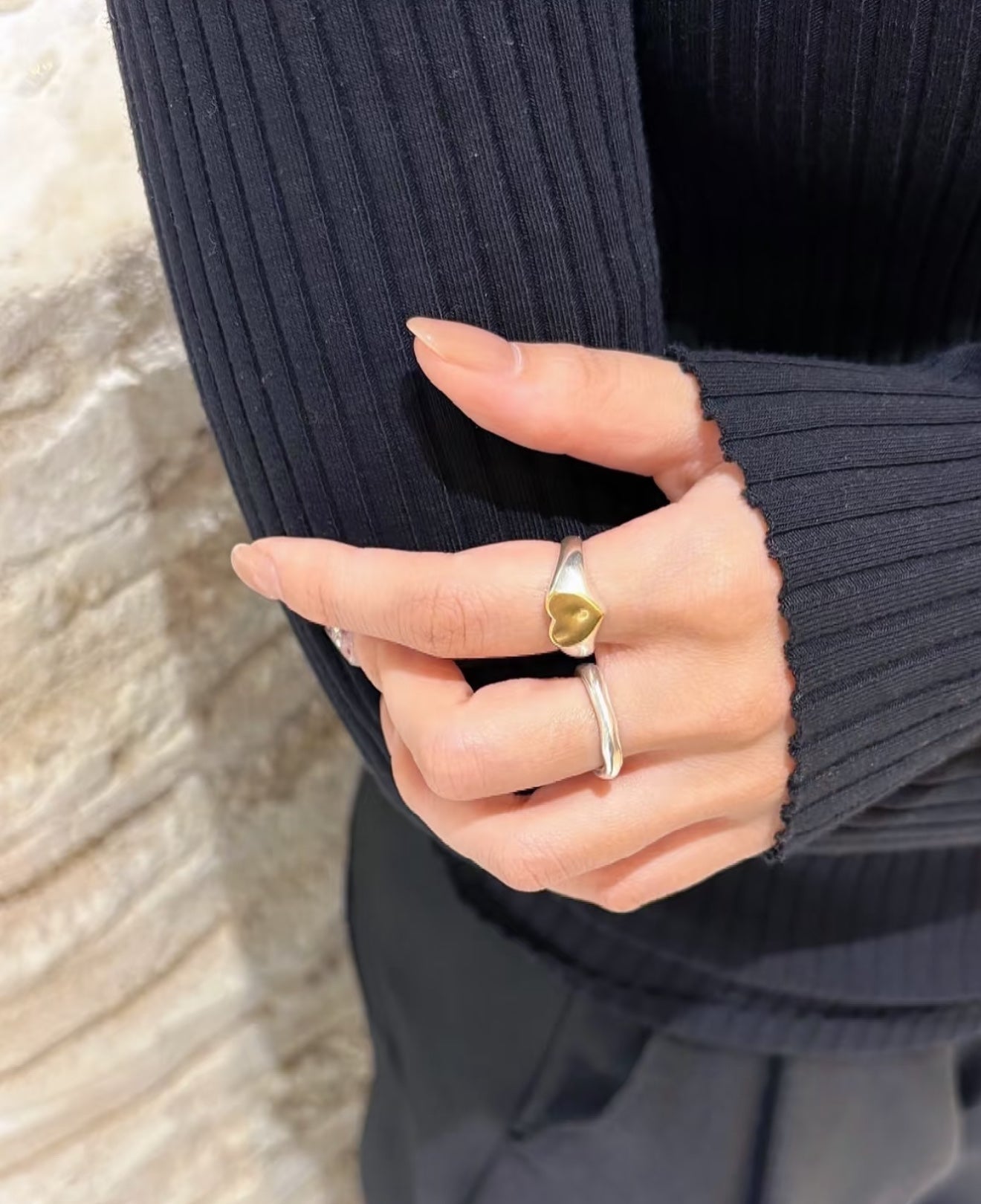 New Heart Series Heart Signet Ring - floysun