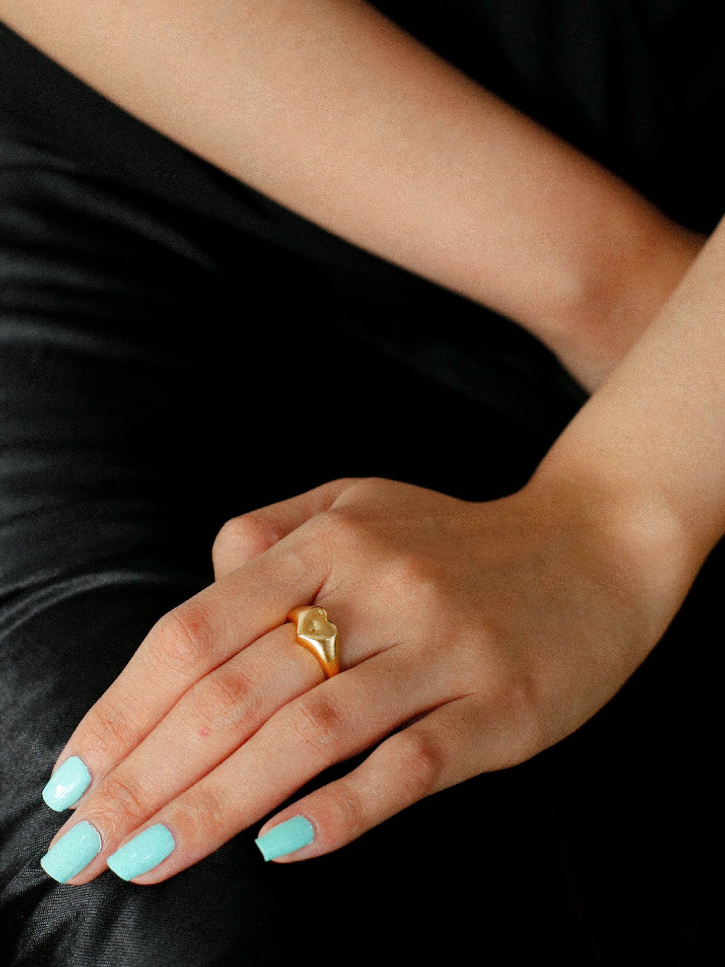New Heart Series Heart Signet Ring - floysun
