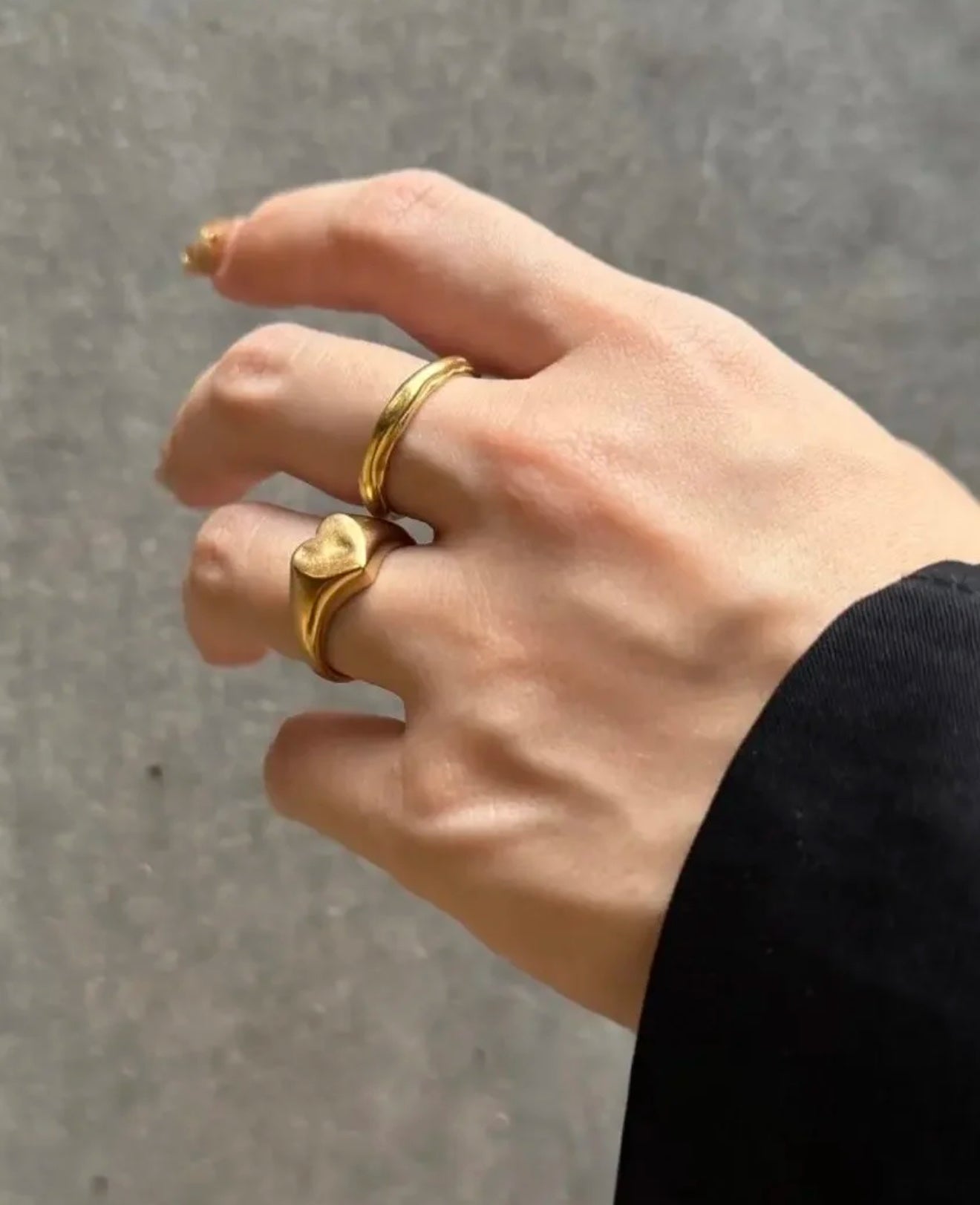 New Heart Series Heart Signet Ring - floysun