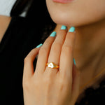 New Heart Series Heart Signet Ring - floysun