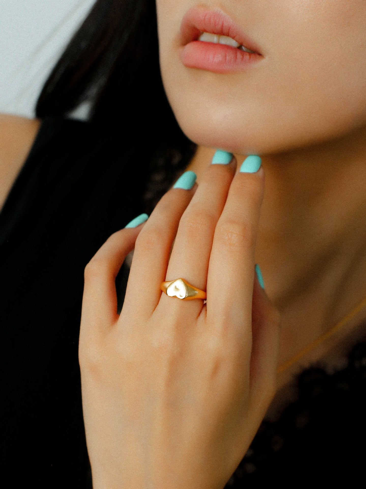 New Heart Series Heart Signet Ring - floysun