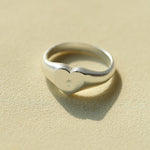 New Heart Series Heart Signet Ring - floysun