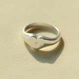 New Heart Series Heart Signet Ring - floysun