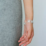 Niche Design Lace Four - leaf Clover Hollow Bracelet - floysun