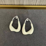 Niche Geometric Irregular Enamel Glazes Earrings - floysun