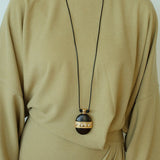 Nomadic Spirit Sandalwood Flask Necklace - floysun