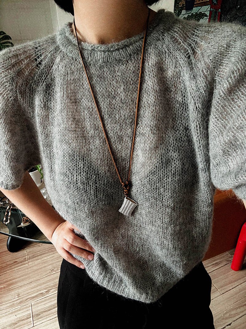 Nomadic Woven Basket & Flask Pendant Necklace - floysun