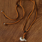 Nomadic Woven Basket & Flask Pendant Necklace - floysun