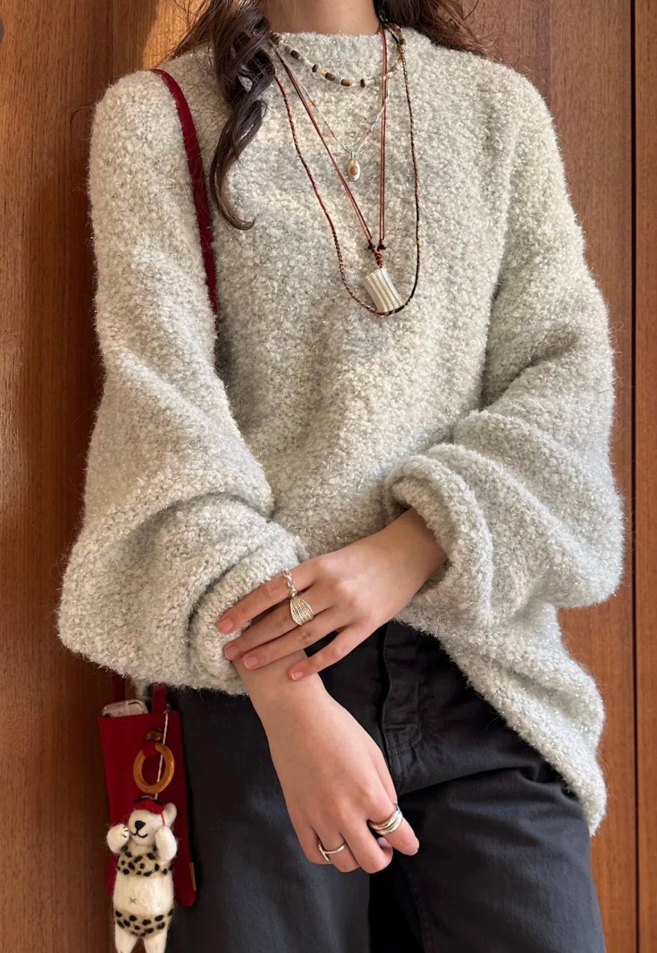 Nomadic Woven Basket & Flask Pendant Necklace - floysun