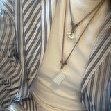 Nomadic Woven Basket & Flask Pendant Necklace - floysun