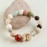 Ocean Encounter Artisan Treasure Bead Bracelet - floysun