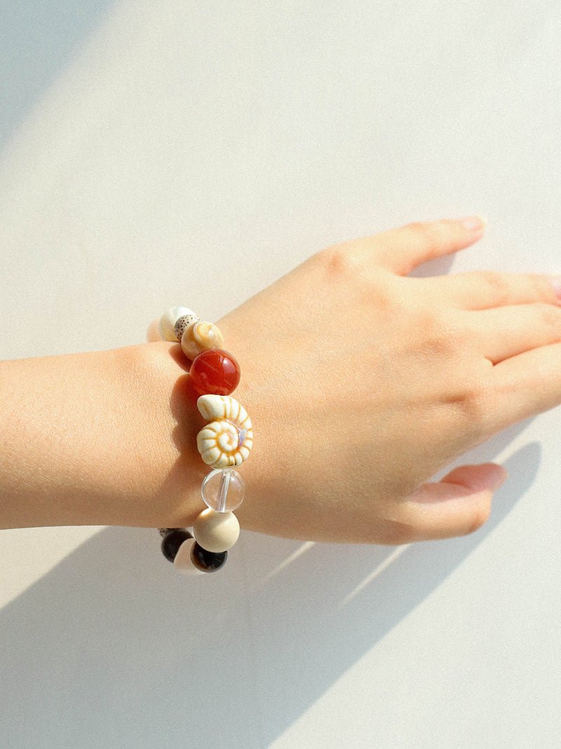 Ocean Encounter Artisan Treasure Bead Bracelet - floysun