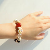 Ocean Encounter Artisan Treasure Bead Bracelet - floysun