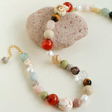 Ocean Encounter Artisan Treasure Bead Necklace - floysun