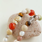 Ocean Encounter Artisan Treasure Bead Necklace - floysun