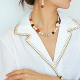 Ocean Encounter Artisan Treasure Bead Necklace - floysun