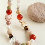 Ocean Encounter Artisan Treasure Bead Necklace - floysun