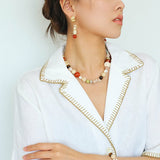 Ocean Encounter Summer Vacation Conch Shell Earrings - floysun