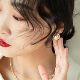 Oceanic Glow Mother of Pearl Earrings - floysun