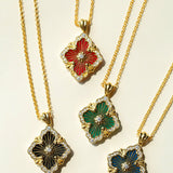 Opera Tulle Lace Clover Necklace – Inspired by Buccellati - floysun