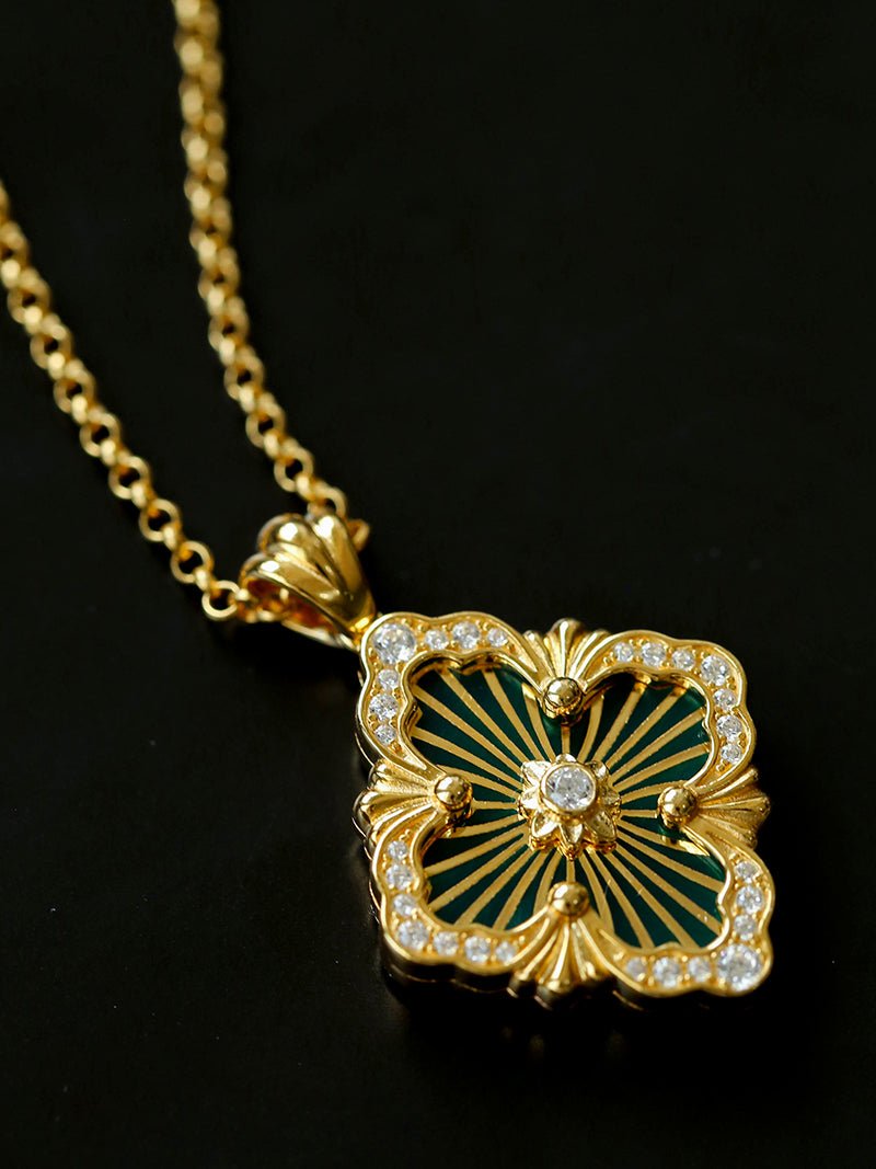Opera Tulle Lace Clover Necklace – Inspired by Buccellati - floysun