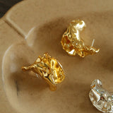 Orchid Metal Design Earrings - floysun