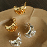 Orchid Metal Design Earrings - floysun