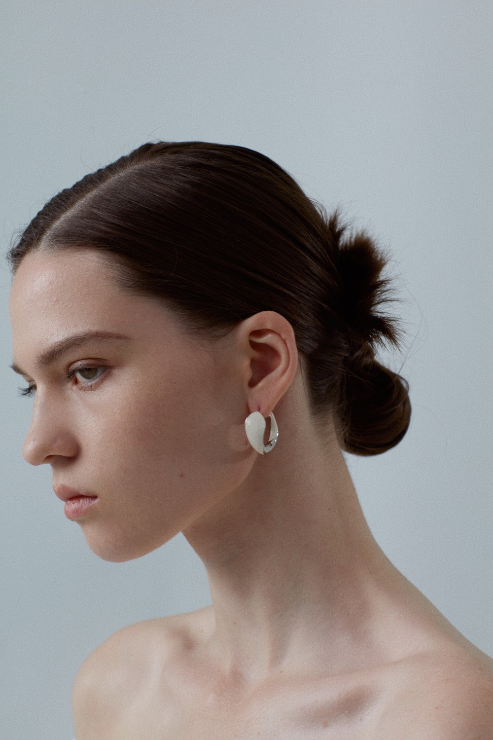 Ouroboros Enamel Hoop Earrings Unique & Minimalist Statement Piece - floysun