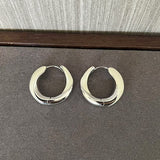 Ouroboros Enamel Hoop Earrings Unique & Minimalist Statement Piece - floysun
