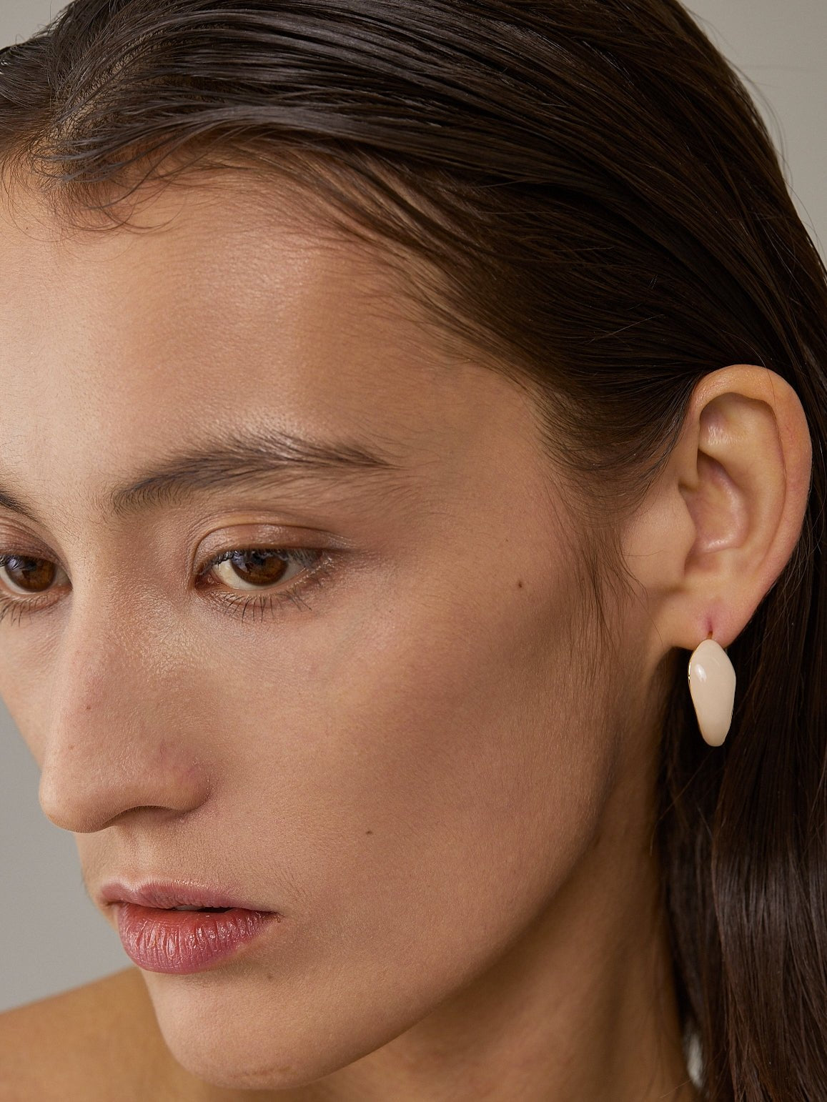 Ouroboros Enamel Hoop Earrings Unique & Minimalist Statement Piece - floysun