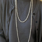 Oval Freshwater Pearl Longs Necklace - floysun