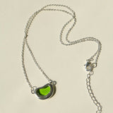 Pea Pod Dream – Colorful Glass Bead Necklace - floysun