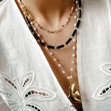Peace Dove Pendant Pearl Necklace - floysun