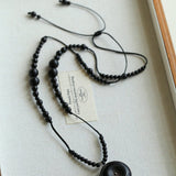 Peace Fruit Ebony Wood Necklace - floysun