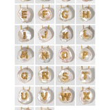 Petal Baroque Pearl Letter Pendants Necklaces - floysun
