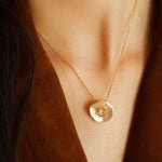 Petal Baroque Pearl Letter Pendants Necklaces - floysun